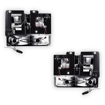 Chevrolet C2500 Cheyenne / Scottsdale / Silverado (1988 - 2000) U-LED DRL Replacement Headlights LH + RH