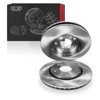 Jeep Compass (2007 - 2017) Front and Rear Standard Brake Rotors and Brake Pads LH + RH