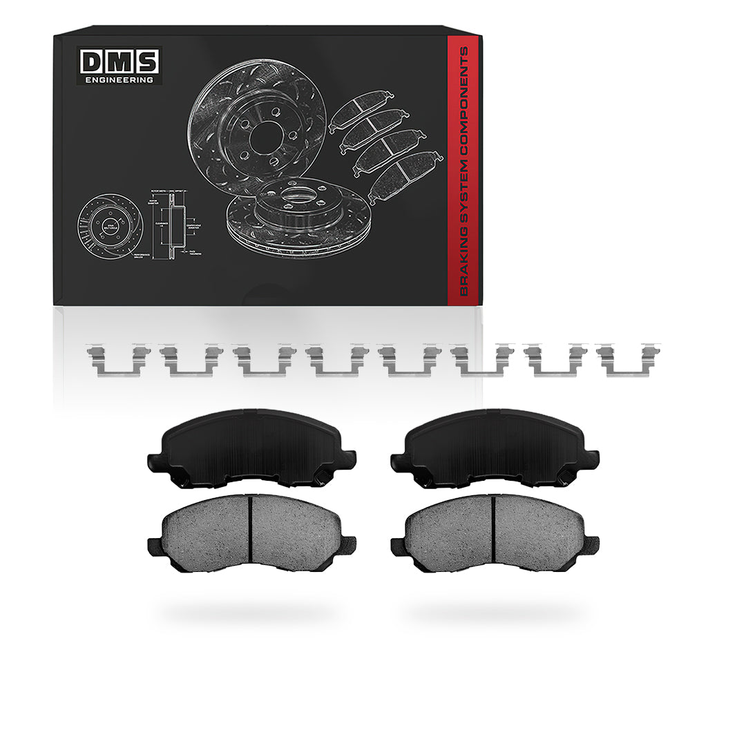 Jeep Compass (2007 - 2017) Front and Rear Standard Brake Rotors and Brake Pads LH + RH