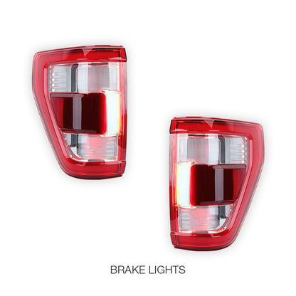 Ford F-150 XLT (2021 - 2023) Full LED Tail Lights LH + RH
