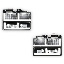 Chevrolet C2500 Suburban LS / LT (1992 - 1999) F-LED DRL Replacement Headlights LH + RH