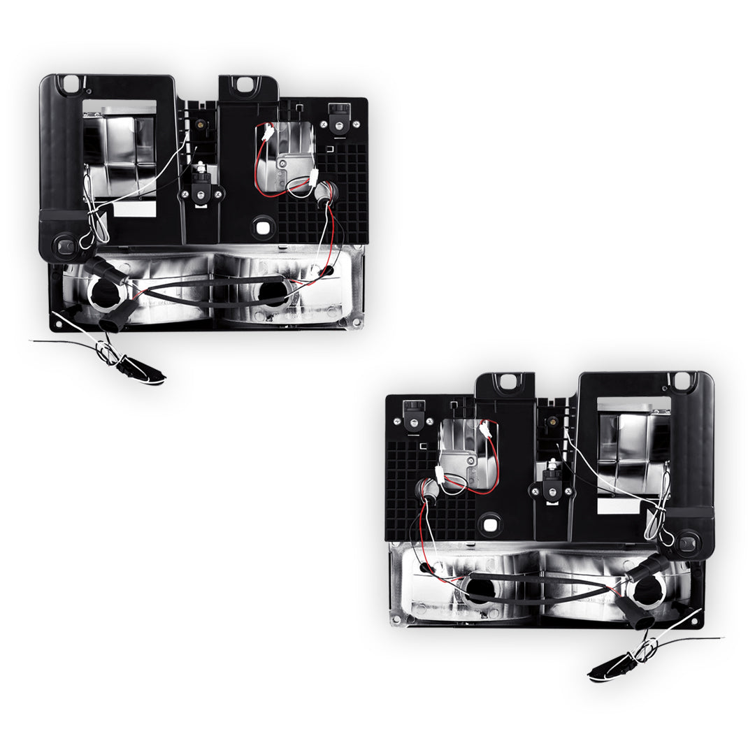 Chevrolet C2500 Suburban LS / LT (1992 - 1999) U-LED DRL Replacement Headlights LH + RH