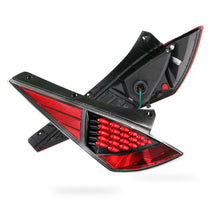 Nissan 350Z (2003 - 2007) Red and Clear LED Tail Lights LH + RH
