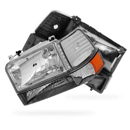 Ford F-350 (1992 - 1996) Replacement Headlights and Bumper Lights LH + RH