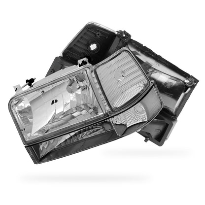 Ford F-350 (1992 - 1996) Replacement Headlights and Bumper Lights LH + RH