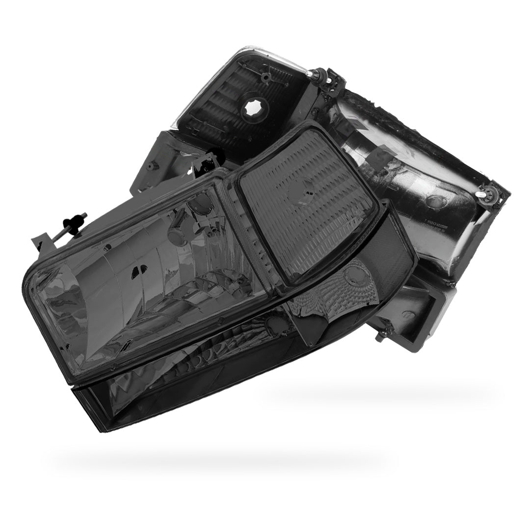Ford F-350 (1992 - 1996) Replacement Headlights and Bumper Lights LH + RH