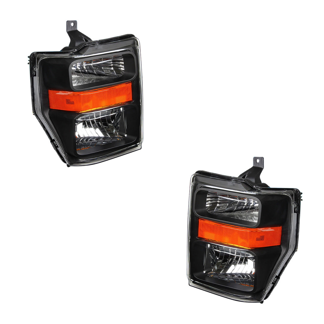 Ford F-350 Super Duty (2008 - 2010) Replacement Headlights LH + RH