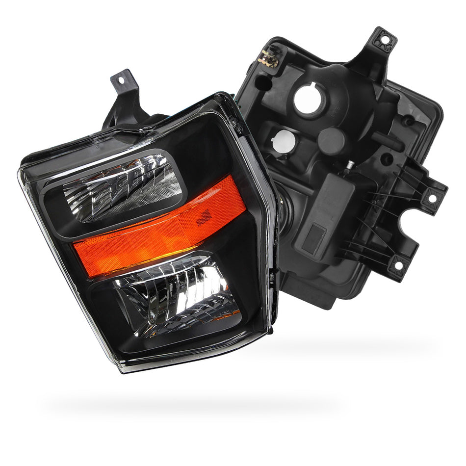 Ford F-550 Super Duty (2008 - 2010) Replacement Headlights LH + RH