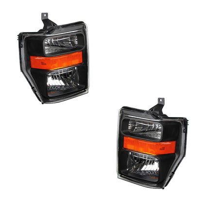 Ford F-550 Super Duty (2008 - 2010) Replacement Headlights LH + RH