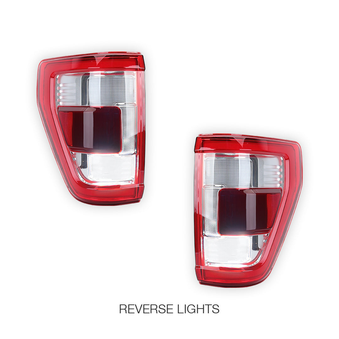 Ford F-150 XLT (2021 - 2023) Full LED Tail Lights LH + RH