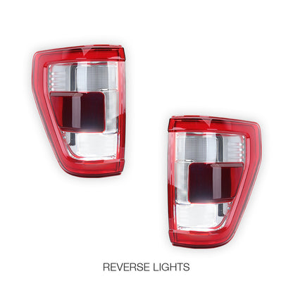 Ford F-150 XLT (2021 - 2023) Full LED Tail Lights LH + RH