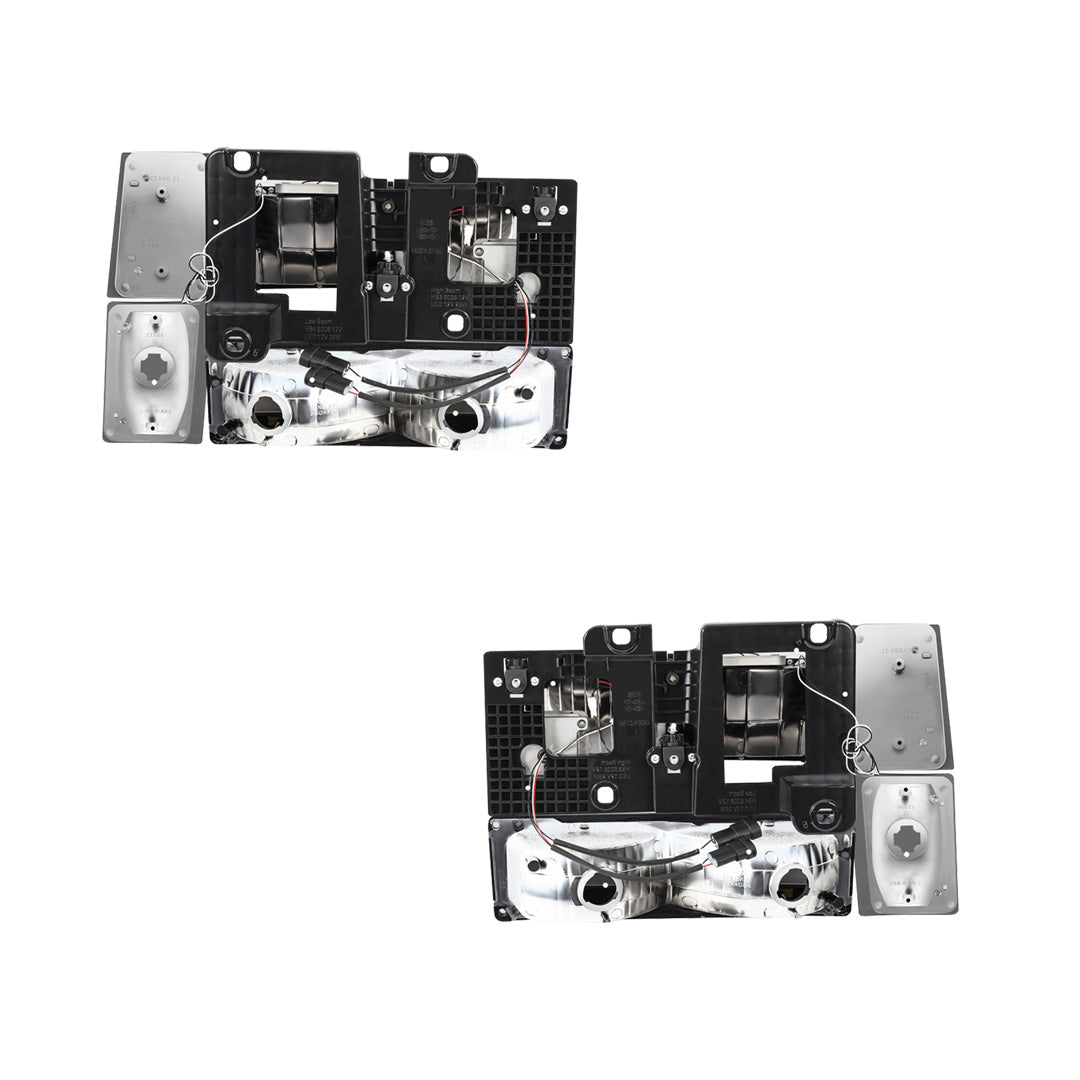 Chevrolet K1500 Suburban Cheyenne / Silverado (1992 - 1993) F-LED DRL Replacement Headlights LH + RH