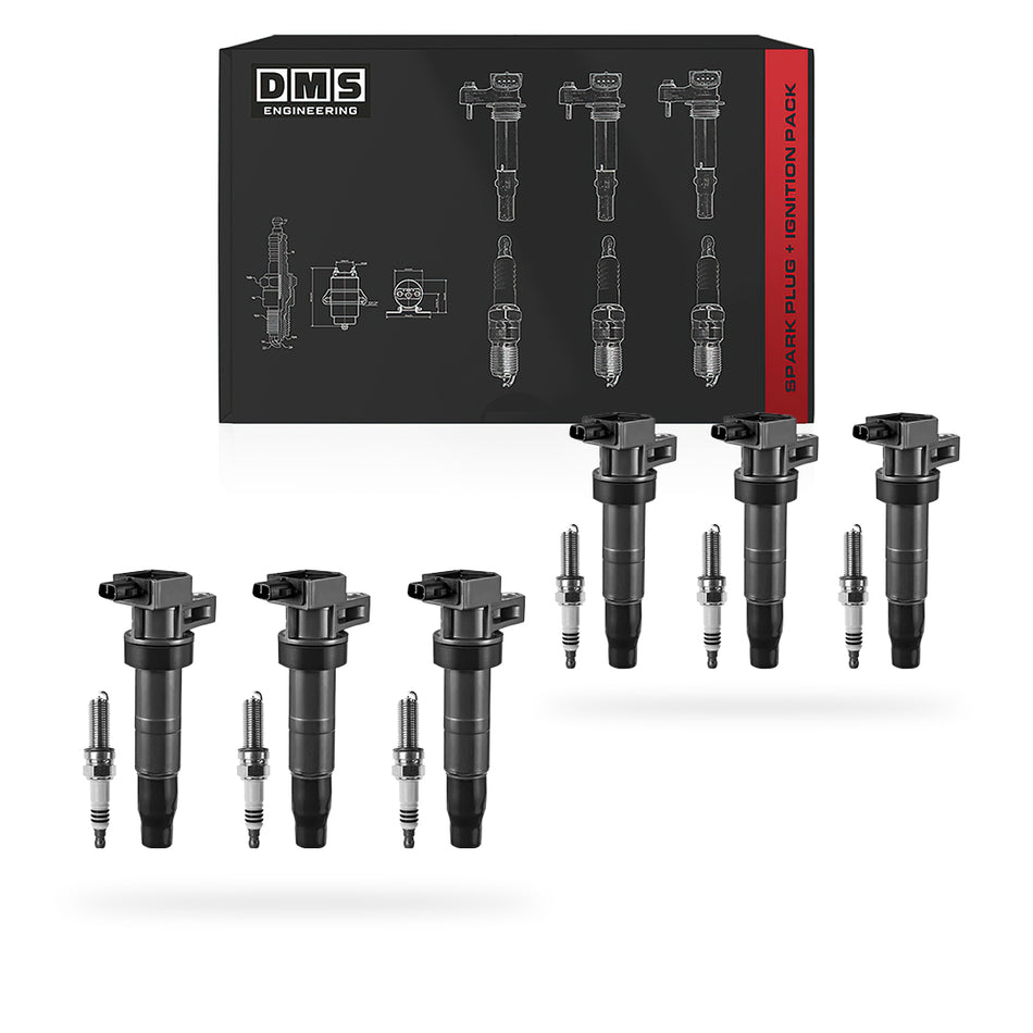 Kia Cadenza (2014 - 2015) 3.3L Ignition Coils and Spark Plugs Complete Set