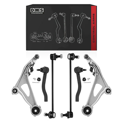 Nissan Pathfinder (2013 - 2019) Control Arms, Sway Bar Links and Tie Rod Ends Suspension Kit LH + RH