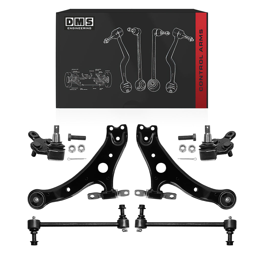 Toyota Highlander (2001 - 2007) Control Arms and Sway Bar Links Suspension Kit LH + RH