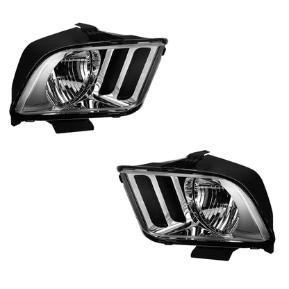 Ford Mustang (2005 - 2009) Replacement Headlights LH + RH