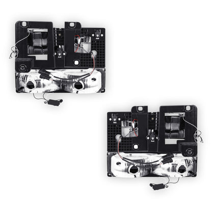 Chevrolet K2500 Suburban LS / LT (1992 - 1999) Square-LED DRL Replacement Headlights LH + RH