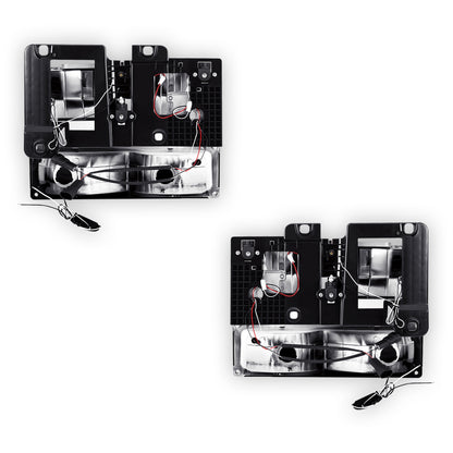 Chevrolet K2500 Suburban LS / LT (1992 - 1999) U-LED DRL Replacement Headlights LH + RH