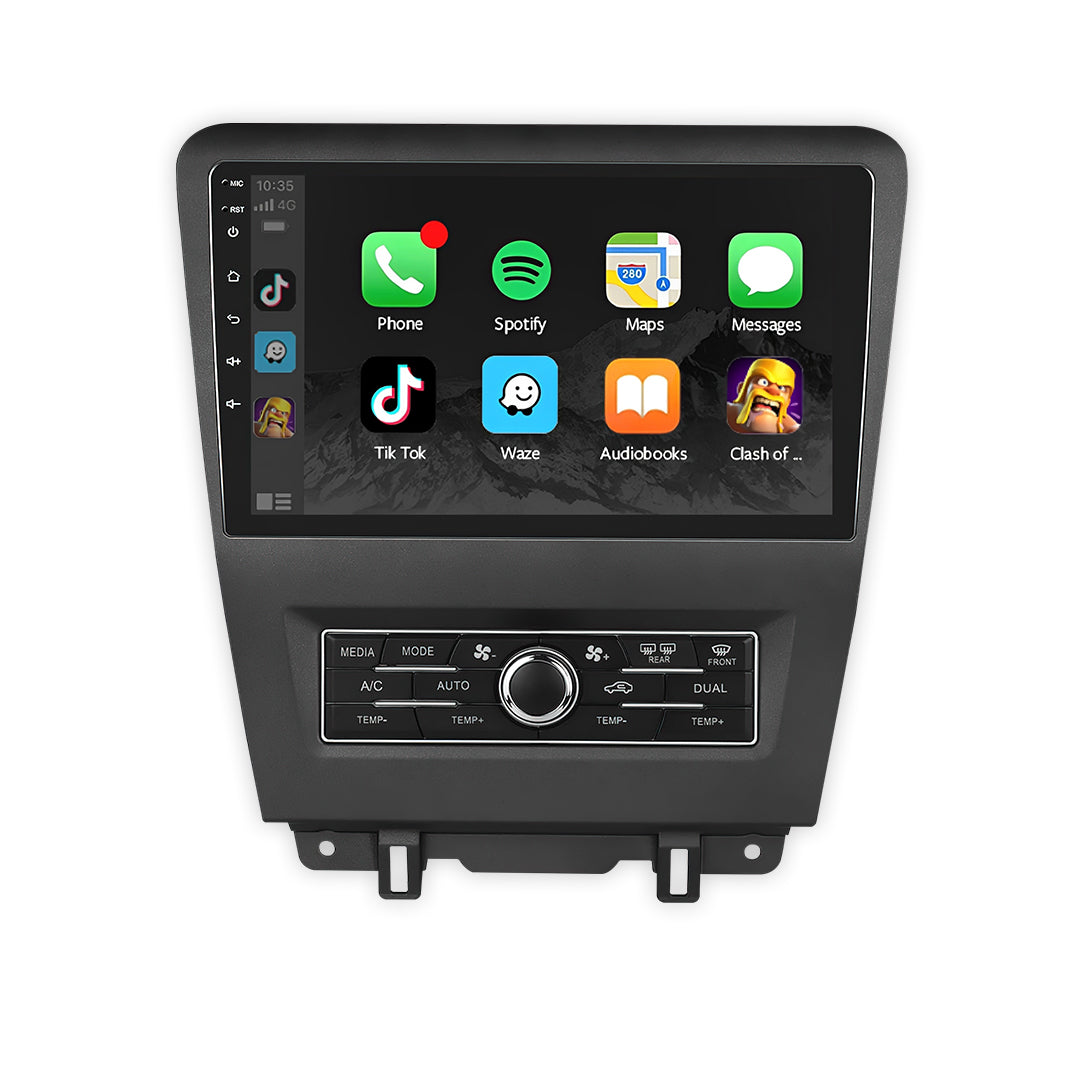 Ford Mustang (2010 - 2014) 9" Wireless Android 13 Car Stereo for Apple CarPlay / Android Auto