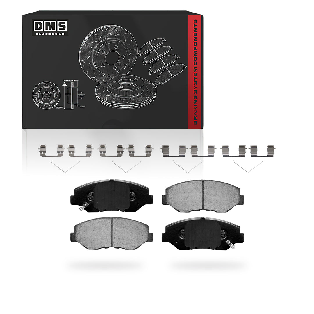 Honda Accord (2008 - 2017) Front and Rear Standard Brake Rotors and Brake Pads LH + RH