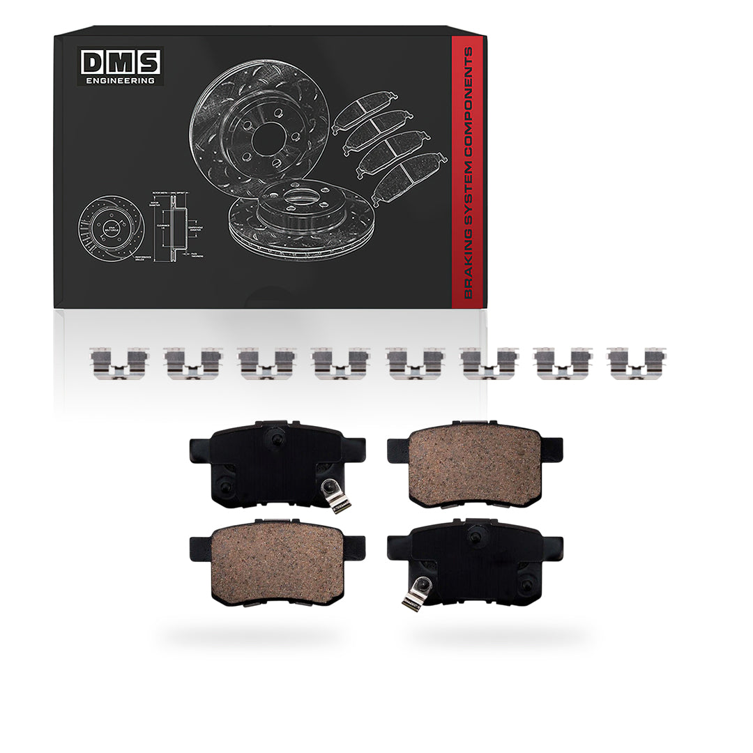 Honda Accord (2008 - 2017) Front and Rear Standard Brake Rotors and Brake Pads LH + RH