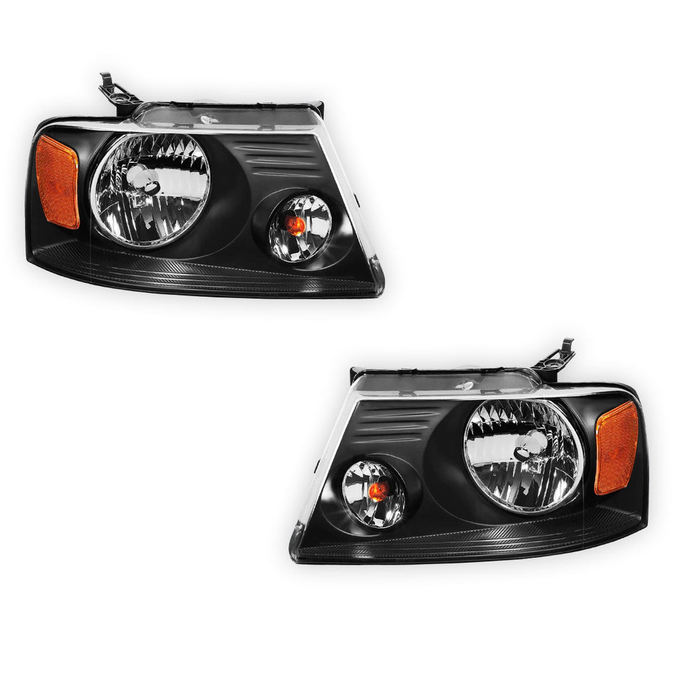 Ford F-150 (2004 - 2008) Replacement Headlights LH + RH