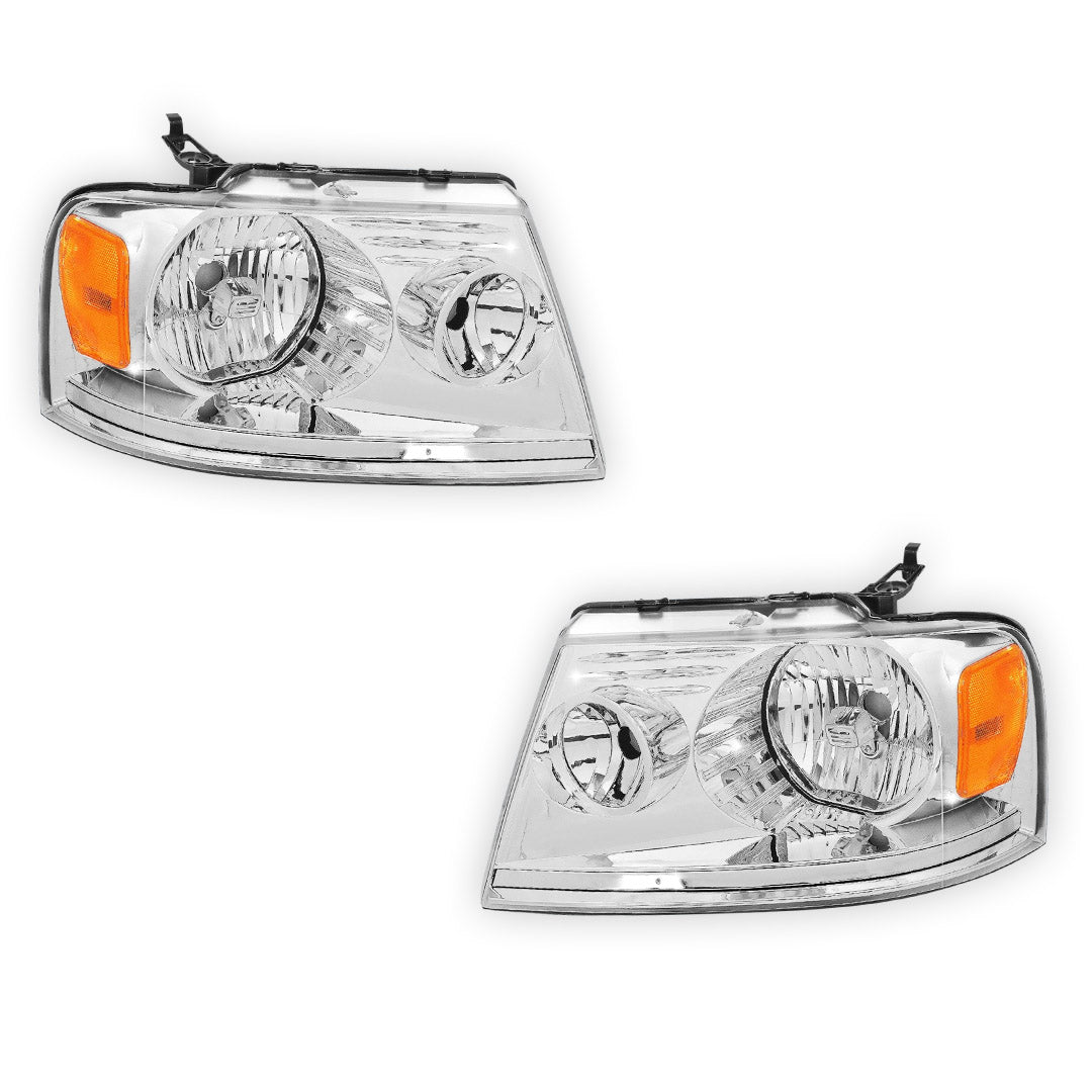 Ford F-150 (2004 - 2008) Replacement Headlights LH + RH