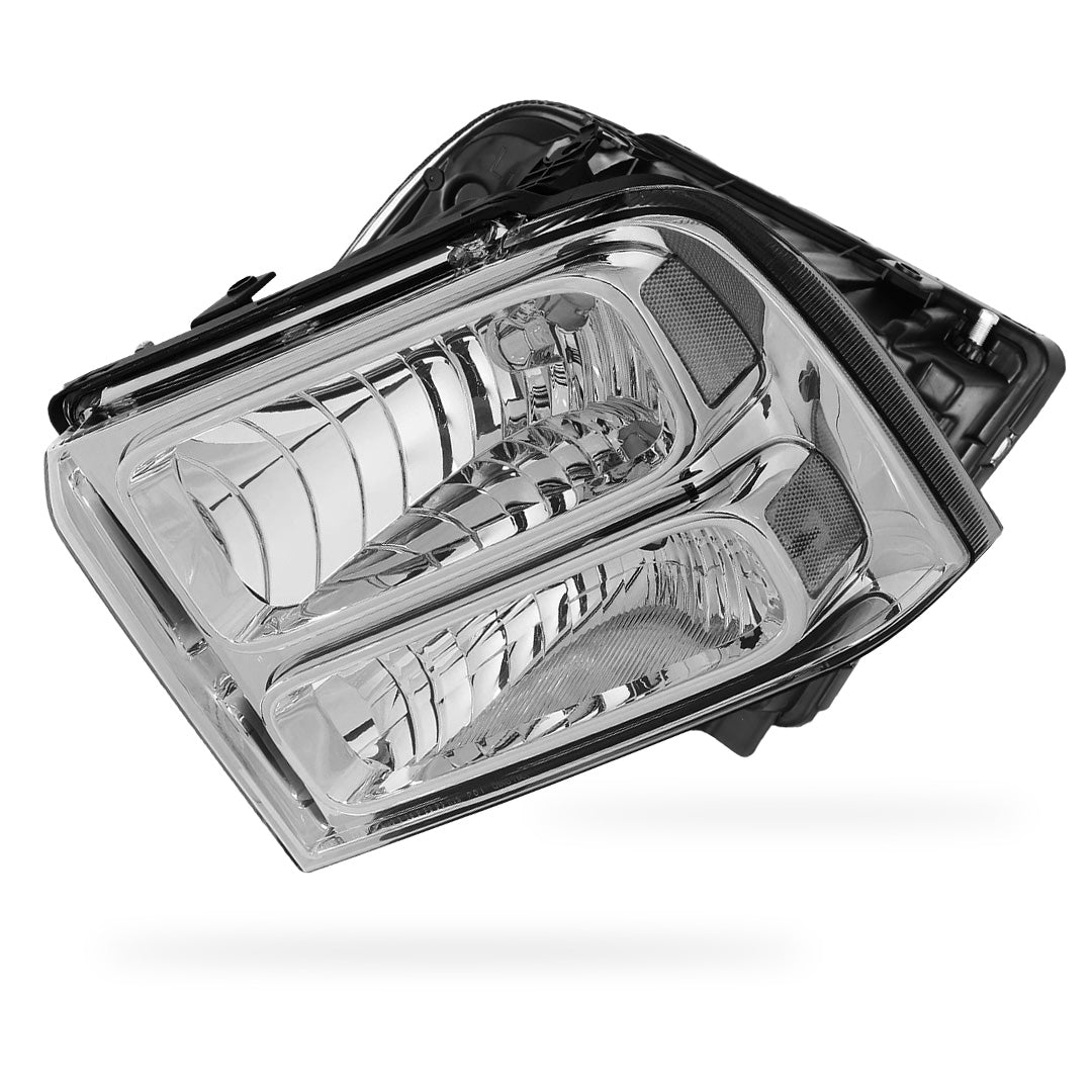 Ford F-250 Super Duty (2005 - 2007) Replacement Headlights LH + RH
