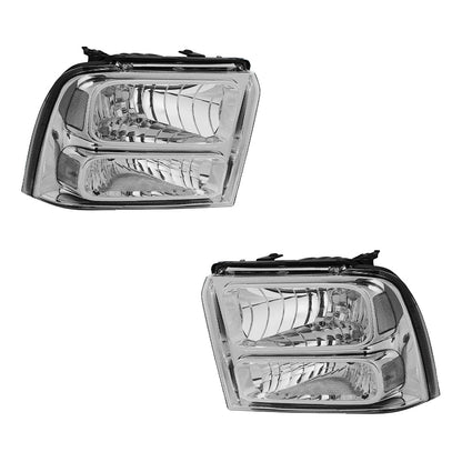Ford F-250 Super Duty (2005 - 2007) Replacement Headlights LH + RH