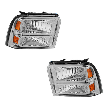 Ford F-350 Super Duty (2005 - 2007) Replacement Headlights LH + RH