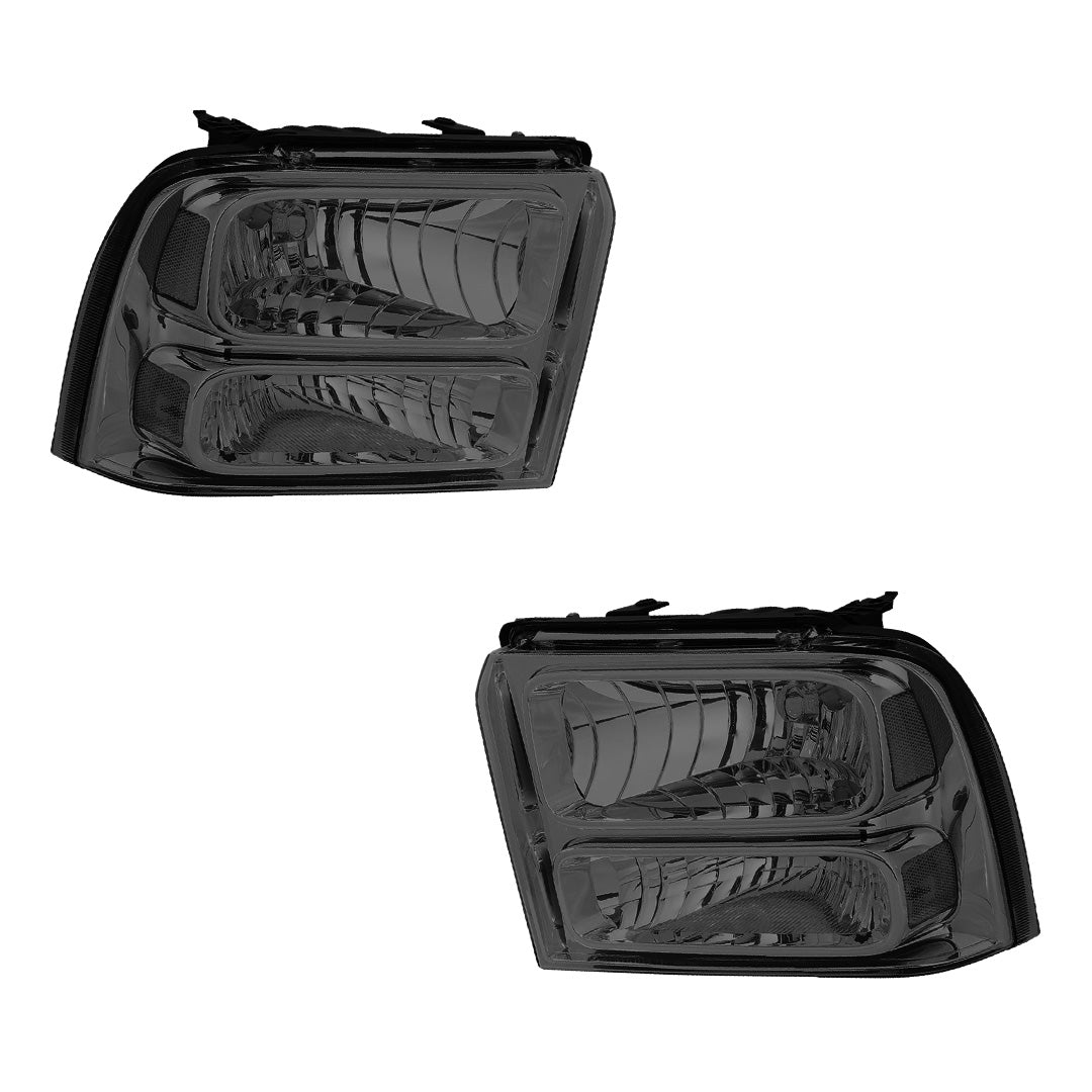 Ford F-350 Super Duty (2005 - 2007) Replacement Headlights LH + RH