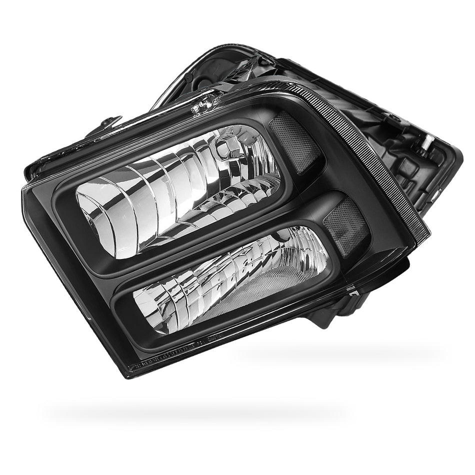 Ford F-450 Super Duty (2005 - 2007) Replacement Headlights LH + RH
