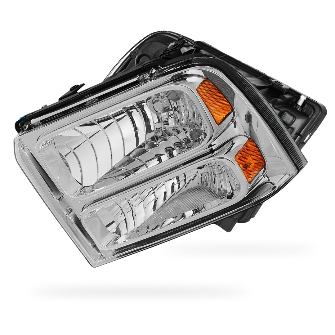 Ford F-550 Super Duty (2005 - 2007) Replacement Headlights LH + RH