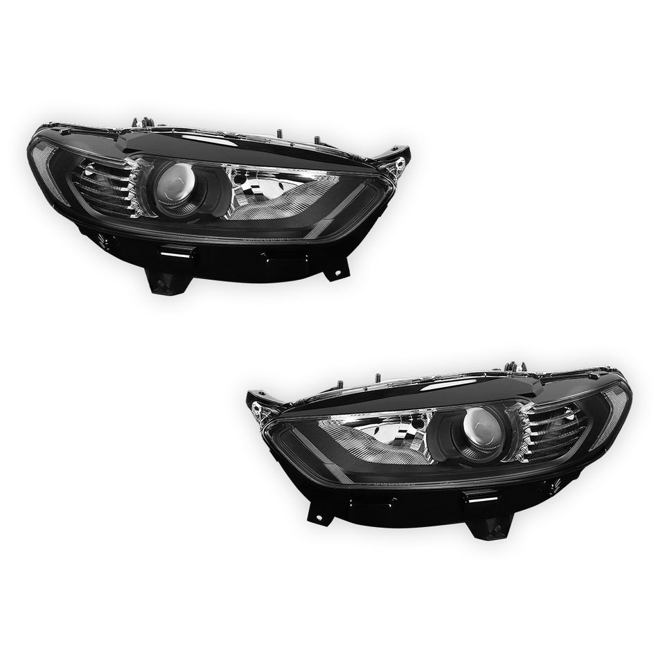 Ford Fusion (2013 - 2016) Replacement Headlights with LED Turn Signal LH + RH