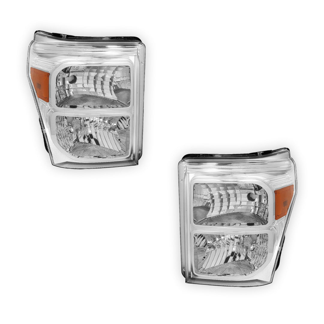 Ford F-250 Super Duty (2011 - 2016) Replacement Headlights LH + RH