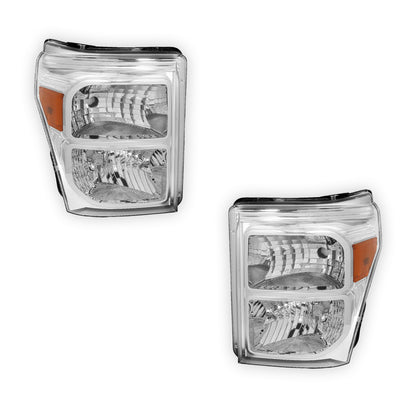 Ford F-250 Super Duty (2011 - 2016) Replacement Headlights LH + RH
