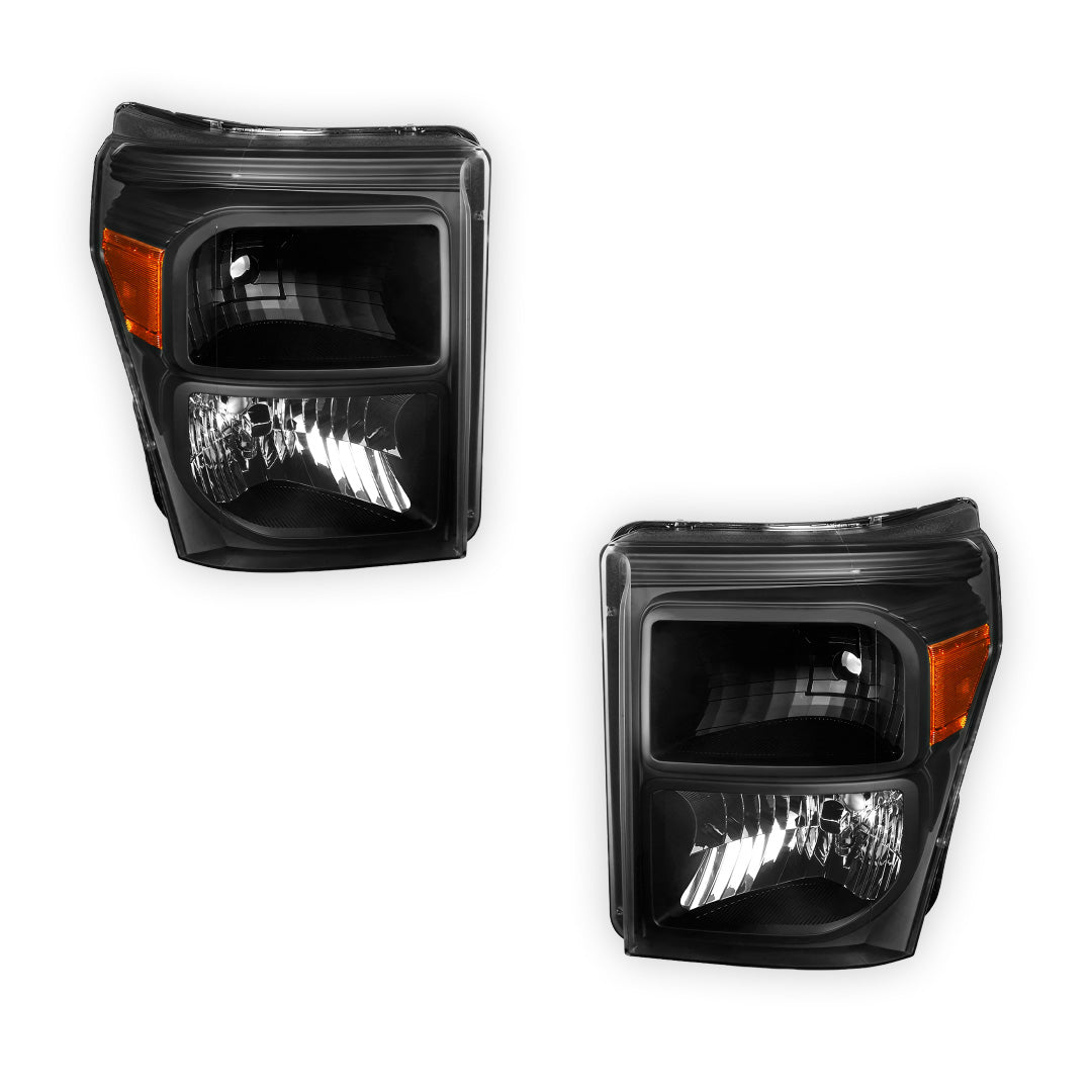 Ford F-350 Super Duty (2011 - 2016) Replacement Headlights LH + RH