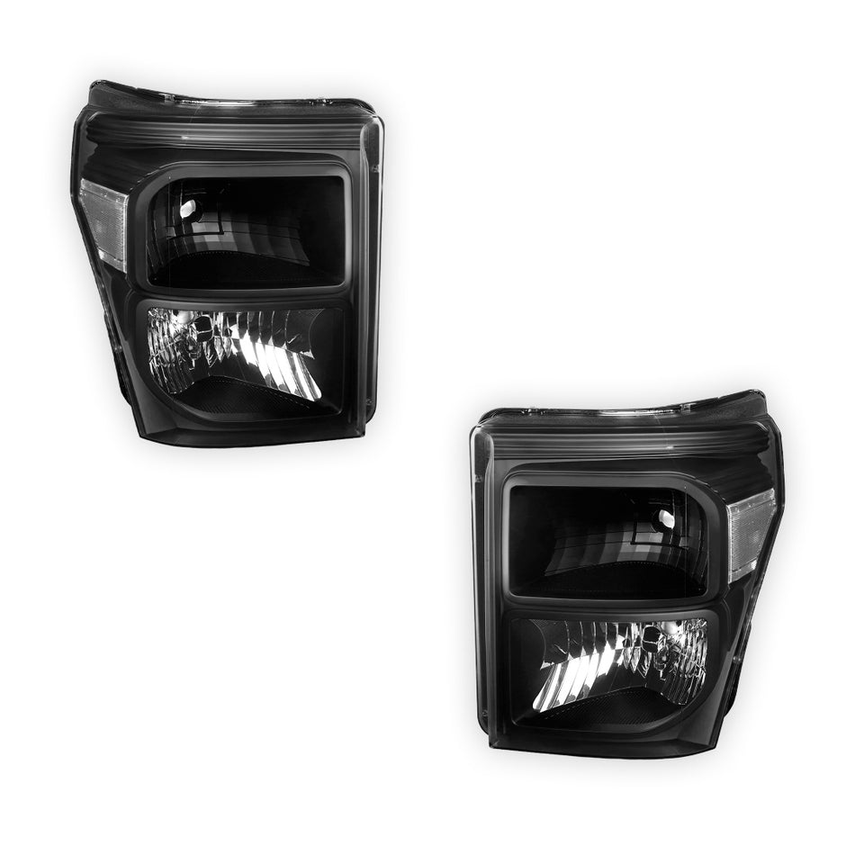 Ford F-550 Super Duty (2011 - 2016) Replacement Headlights LH + RH