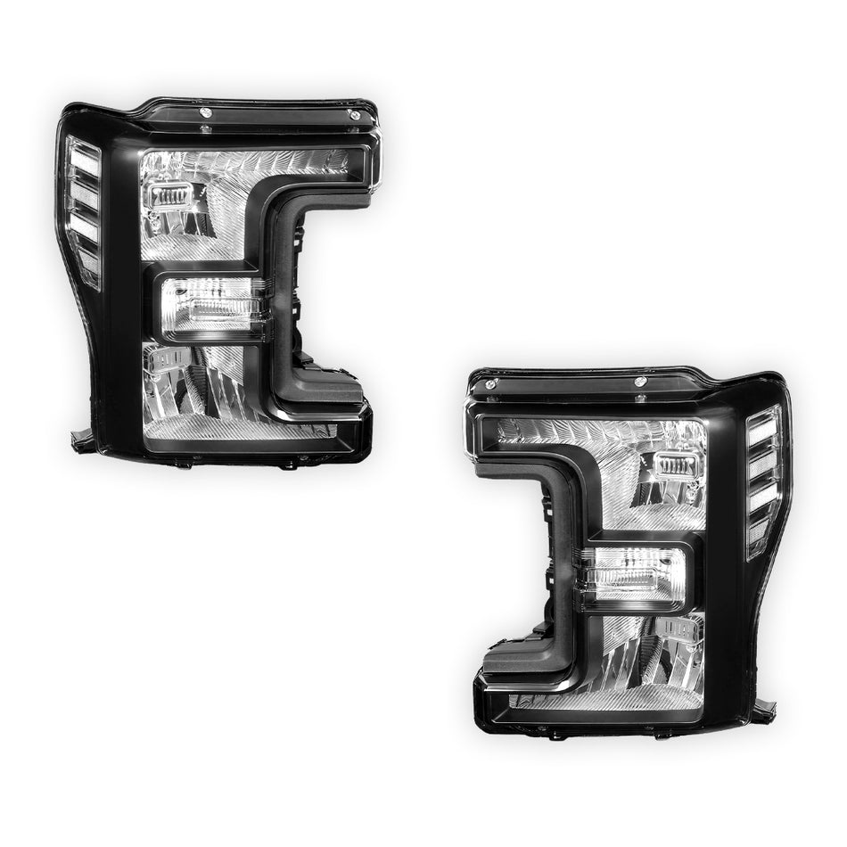 Ford F-550 Super Duty (2017 - 2019) Replacement Headlights LH + RH