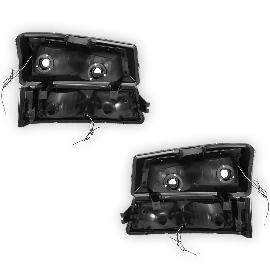 Chevrolet Silverado 2500 HD Classic LS / LT / LTZ (2007) LED DRL Replacement Headlights LH + RH