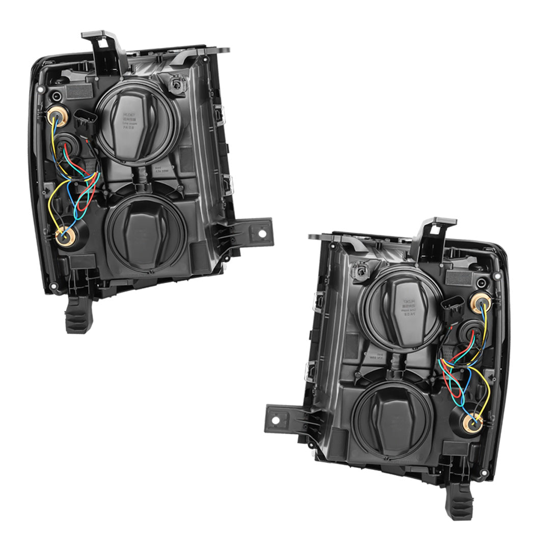 Chevrolet Silverado 1500 LS / LT / LT (2014 - 2015) Replacement Headlights LH + RH