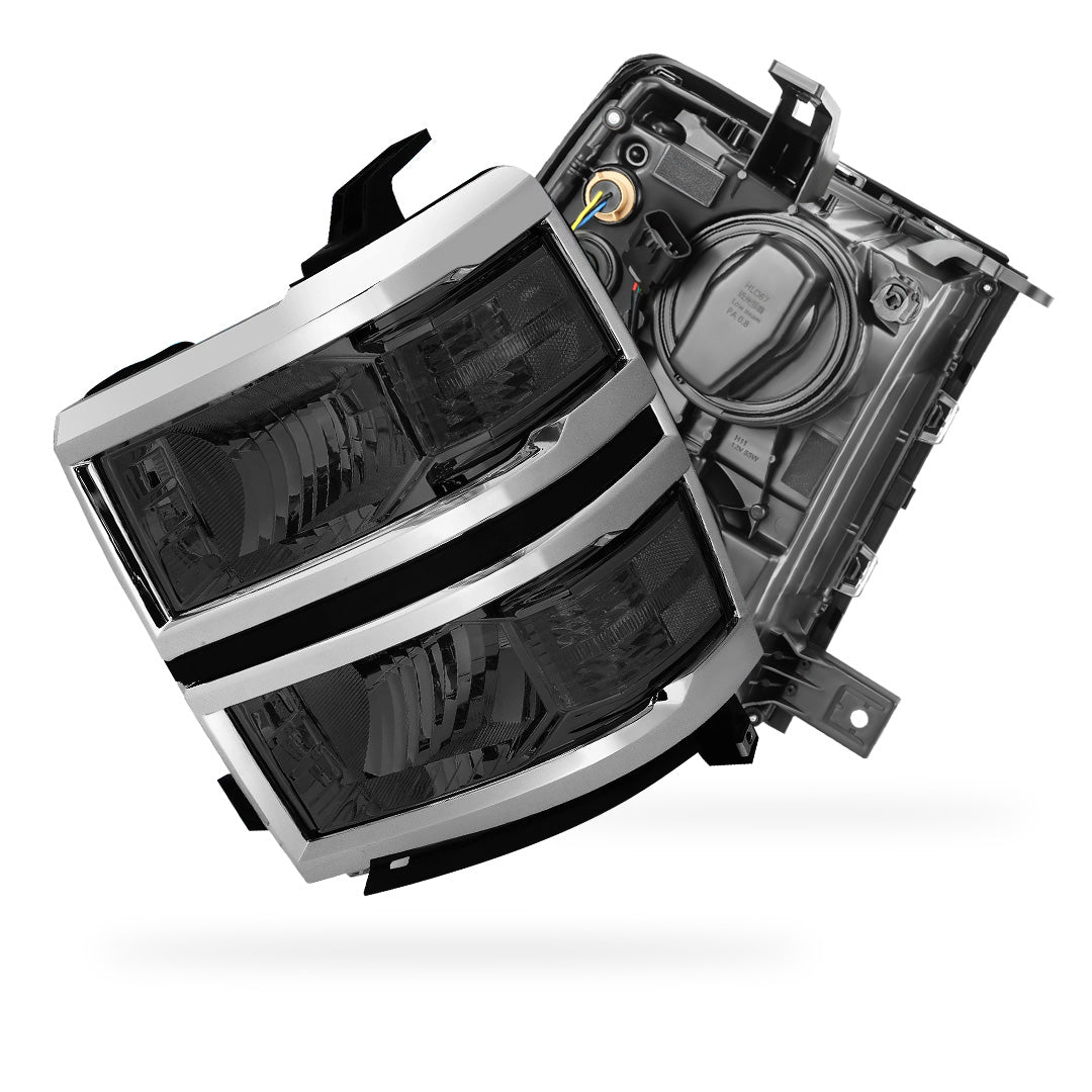 Chevrolet Silverado 1500 LS / LT / LT (2014 - 2015) Replacement Headlights LH + RH