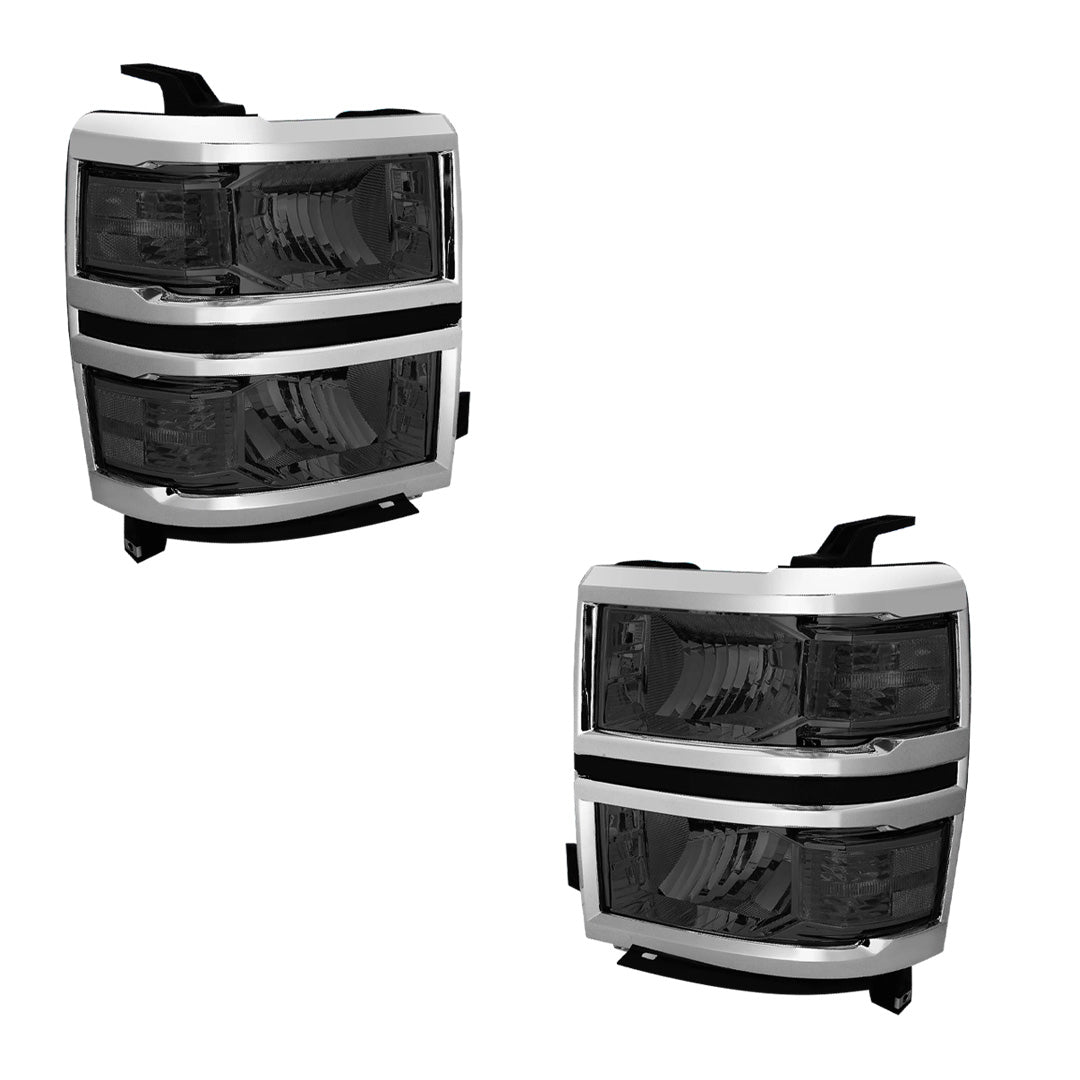 Chevrolet Silverado 1500 LS / LT / LT (2014 - 2015) Replacement Headlights LH + RH