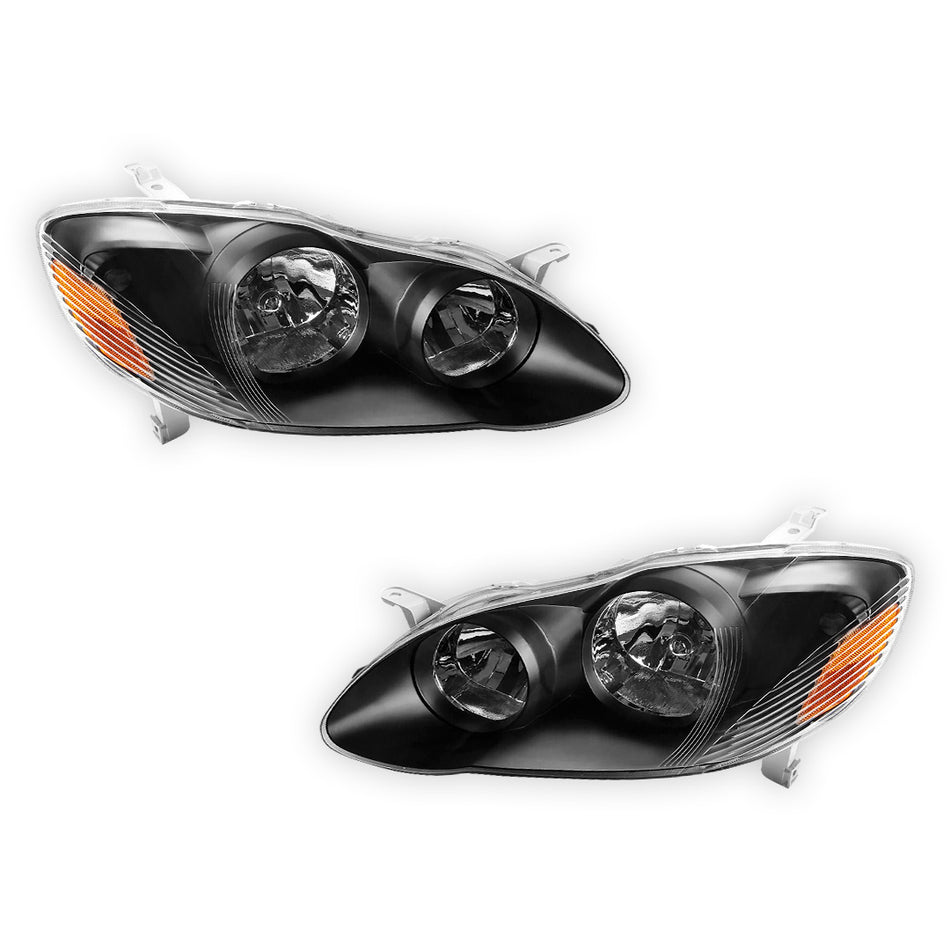 Toyota Corolla (2003 - 2008) Replacement Headlights LH + RH