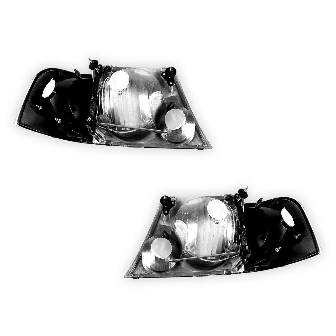 Ford Explorer (2002 - 2005) Replacement Headlights and Corner Lights LH + RH