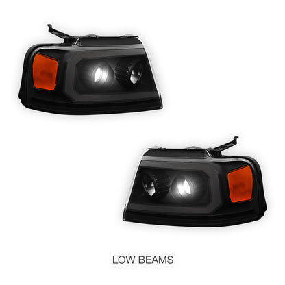Ford F-150 (2004 - 2008) Sequential LED DRL Headlights LH + RH