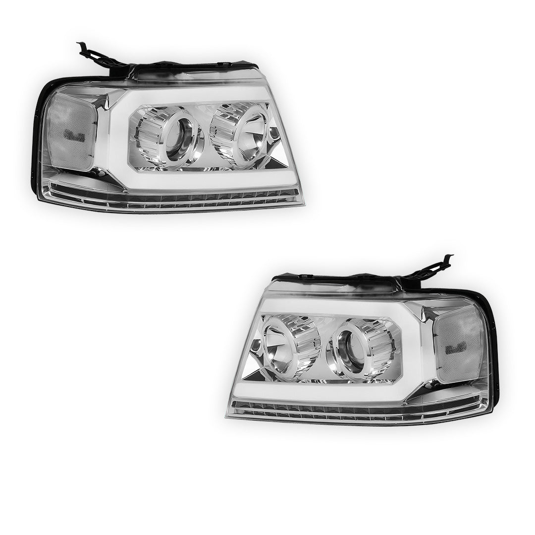 Ford F-150 (2004 - 2008) Sequential LED DRL Headlights LH + RH