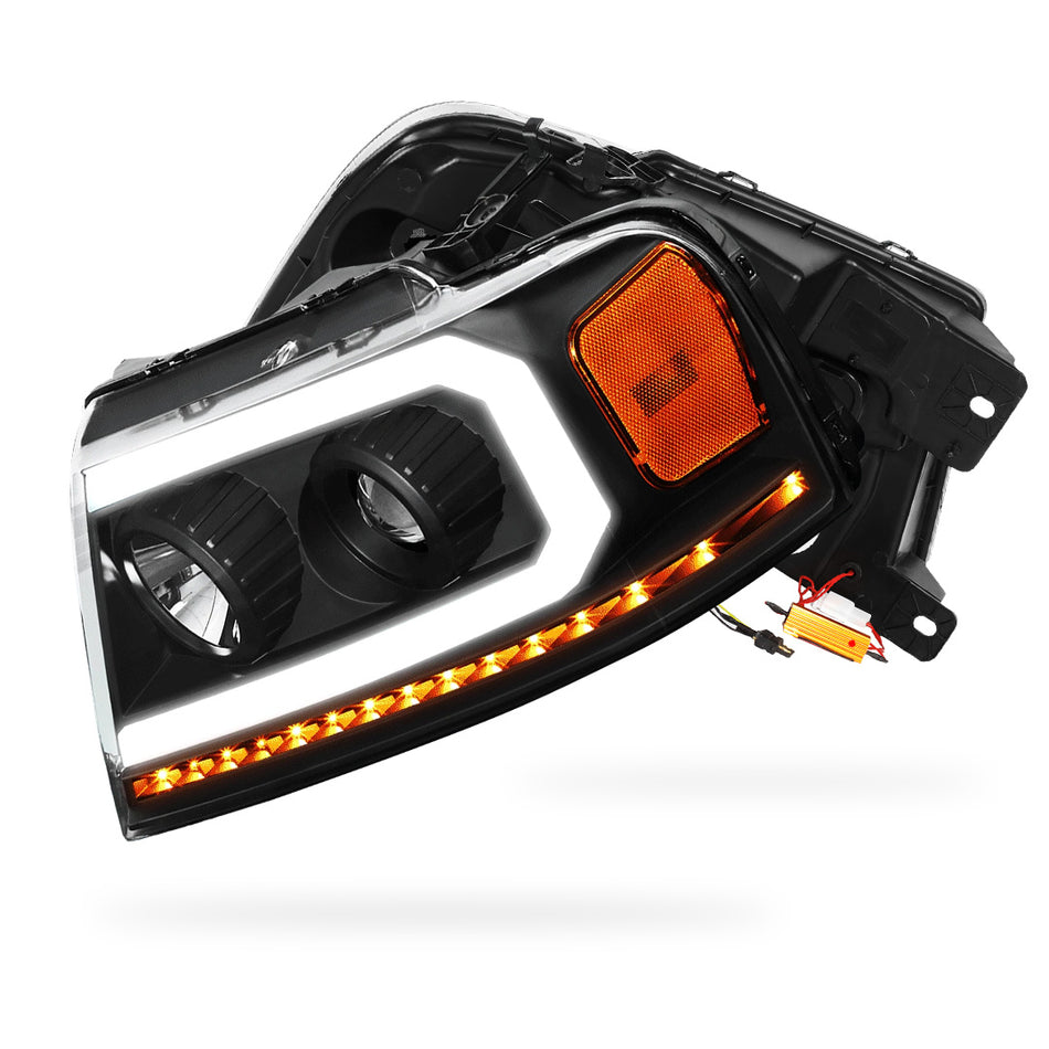 Lincoln Mark LT (2006 - 2008) Sequential LED DRL Headlights LH + RH