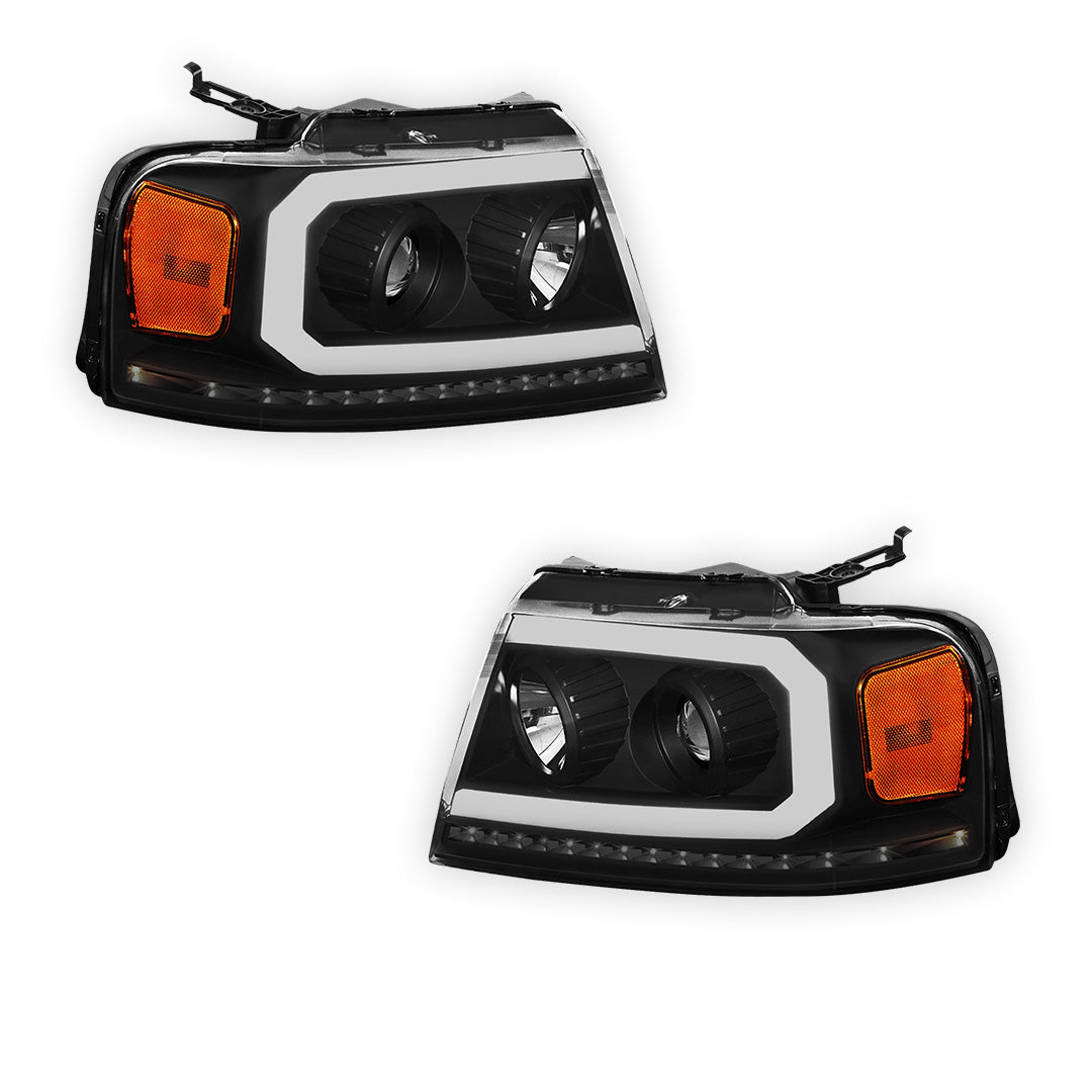 Lincoln Mark LT (2006 - 2008) Sequential LED DRL Headlights LH + RH