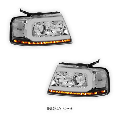 Lincoln Mark LT (2006 - 2008) Sequential LED DRL Headlights LH + RH